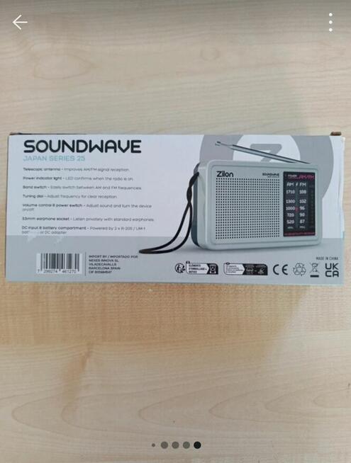 Nowe przenośne radio Zilon Soundwave Japan Series 25 AM/FM s