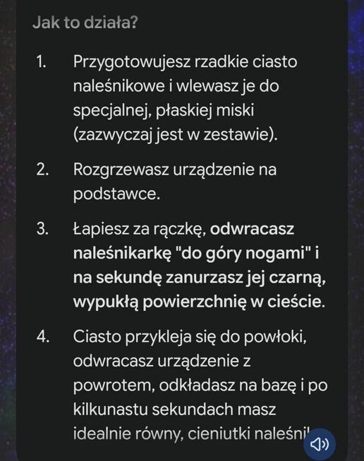 Elektryczna patelnia do naleśników