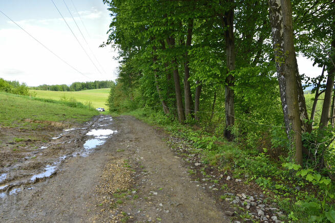 Sprzedam działkę budowlano-rolną - Włosań, gm. Mogilany