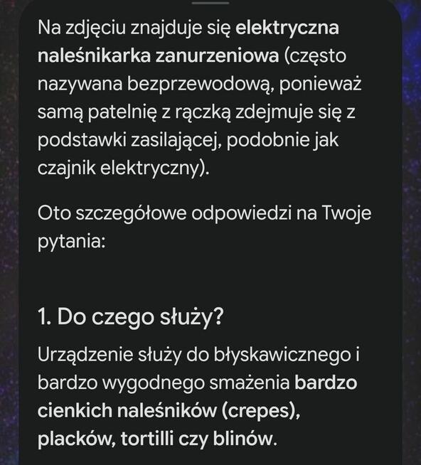 Elektryczna patelnia do naleśników