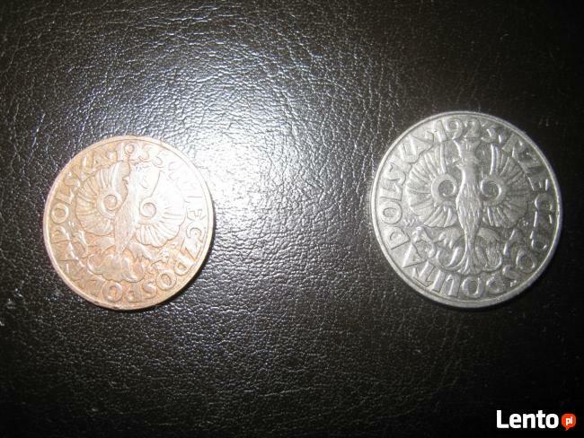 Monety 5gr. 1935r, 50gr. 1923r