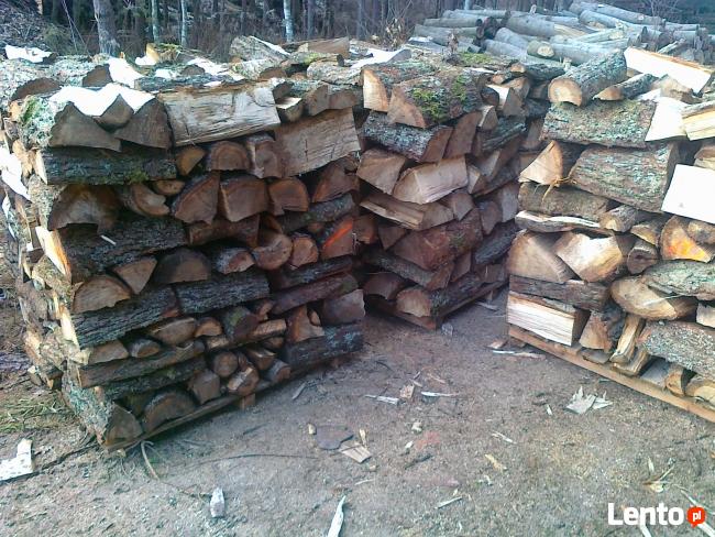 Drewno kominkowe i opałowe Bydgoszcz dąb, buk, sosna