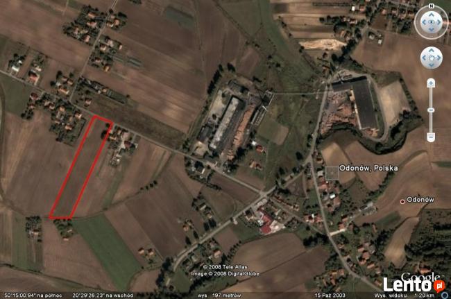 Działka rolno-budowlana Kazimierza Wielka / Odonów.125 arów