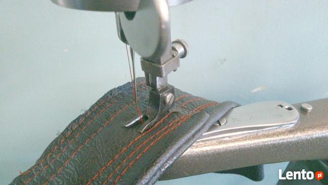 Naprawa maszyn do szycia skóry, maszyn szewskich, łaciarek.