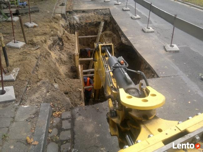 Koparka, Koparko Ładowarka Usługi Wynajem Oława Wrocław