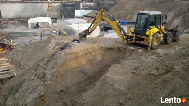 Koparka, Koparko Ładowarka Usługi Wynajem Oława Wrocław