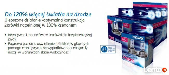 ŻARÓWKI TUNGSRAM MEGALIGHT ULTRA +120% H1 KATOWICE