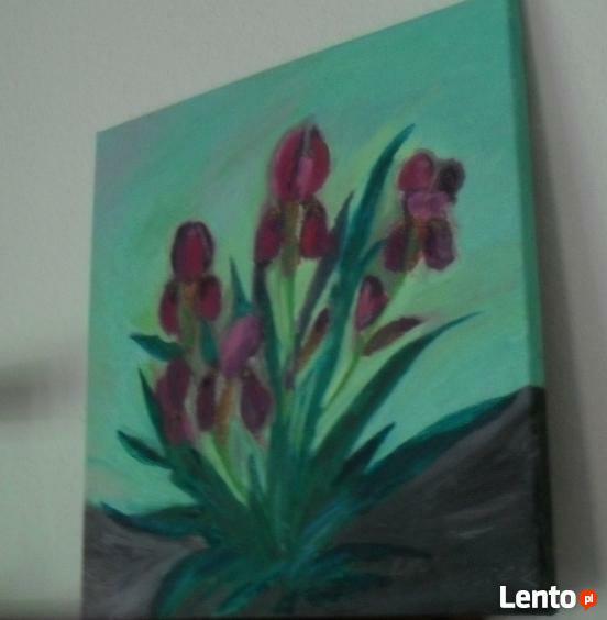 Obraz malowany ręcznie 40x40cm, olej na płótnie