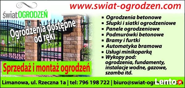 Świat- Ogrodzeń - kompleksowy montaż i sprzedaż ogrodzeń!