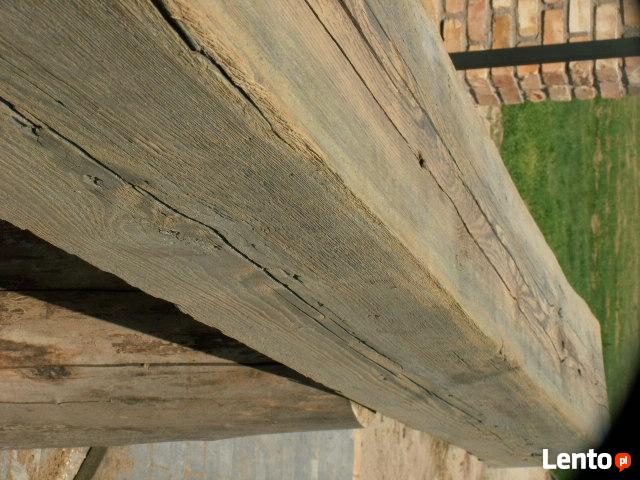 Stare belki bale drewniane , parapet blat stół komoda sufit