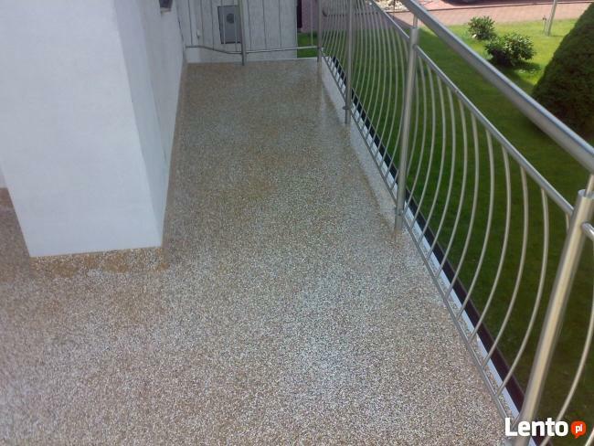 POSADZKI ZYWICZNE, PRZEMYSLOWE, DEKORACYJNE, SCHODY, TARASY,