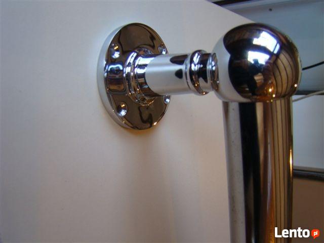 Poręcz na schody chromowana 300 cm, pochwyt, uchwyt