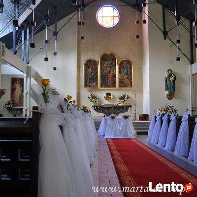 Dekoracje ślubne MARTADECOR kościół Trojmiasto
