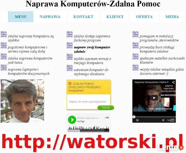 Naprawa komputerów, komputera, zdalna pomoc, szybka diagnoza