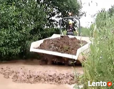 wynajem wozidło Terex 4x4 koleba z kabiną o ład 9t do