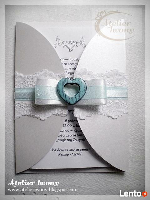 Atelier Iwony - Ręcznie robione zaproszenia ślubne