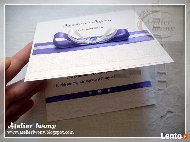 Atelier Iwony - Ręcznie robione zaproszenia ślubne