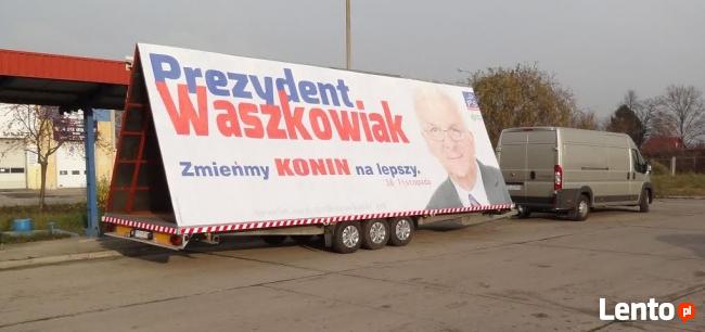 Mobilna reklama XXXL -Konin