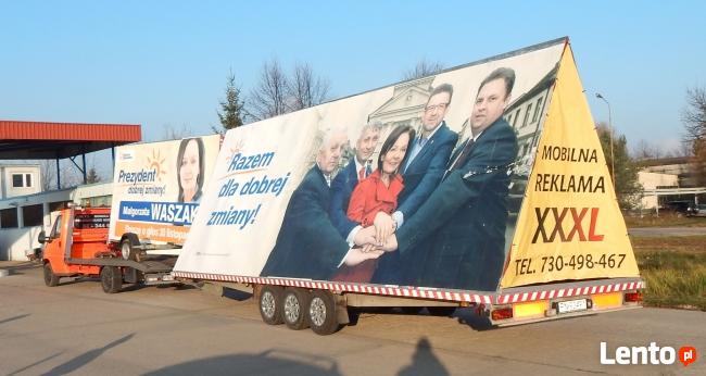 Mobilna reklama XXXL -Konin