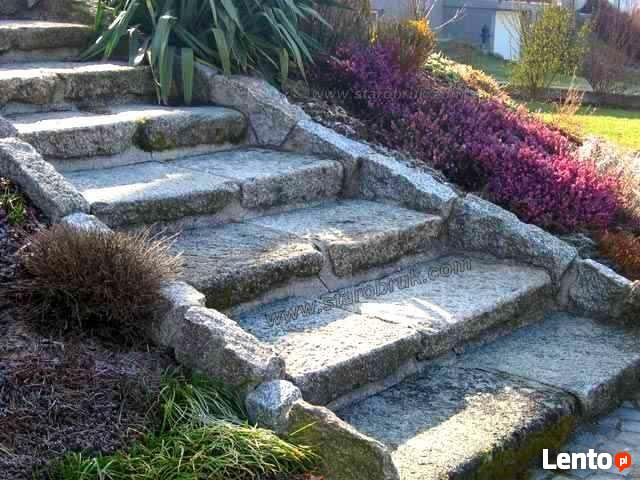 Oporniki Ogrodowe Rustykalne Murki Schody Krawężniki Ogrodze