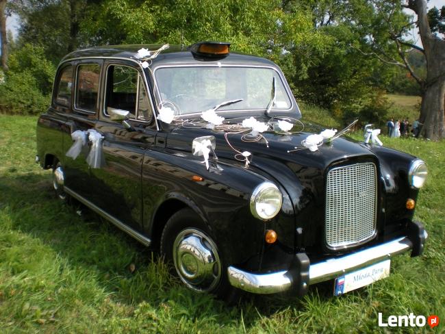 Londyńska Taksówka do ślubu, retro!Unikalne auto