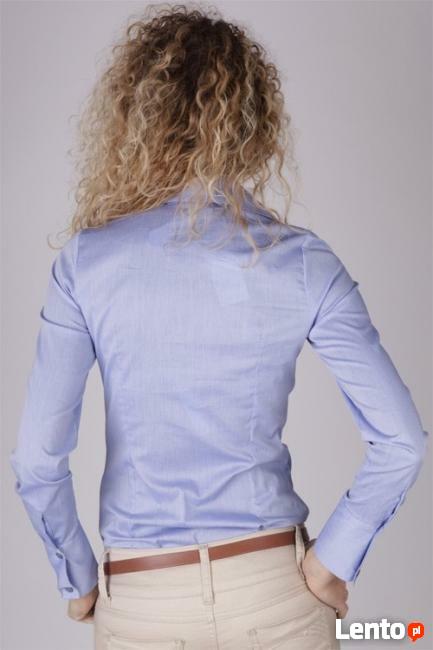 Biała Koszula Blue Shadow