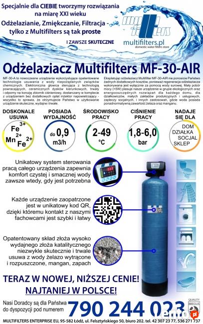 Odżelaziacz Zmiękczacz Filtr Uzdatniacz