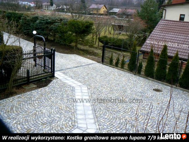 Kostka Brukowa Granitowa 7/9 STAROBRUK NOWOŚĆ bruk rustykaln