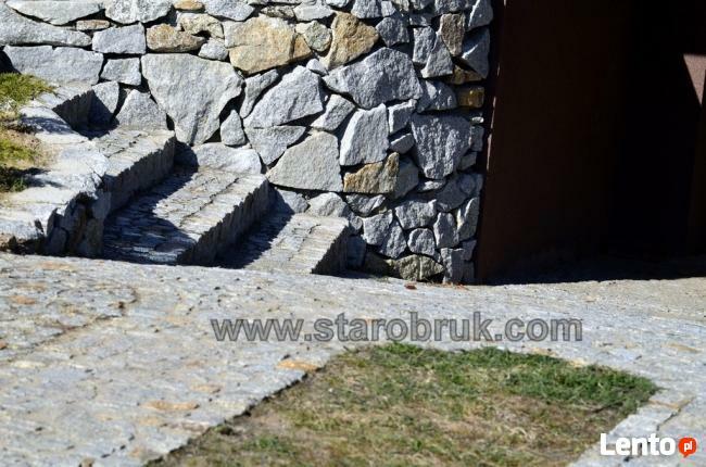 Kostka Nieregularna, Odpad Granitowy surowo łupany, Nie Sort