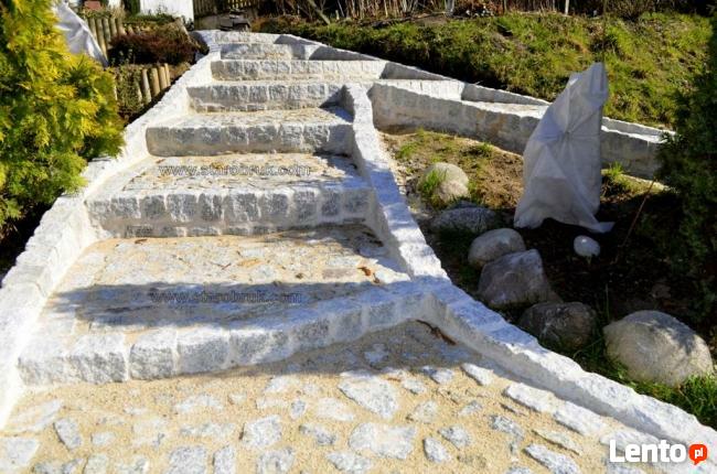 Kostka Nieregularna, Odpad Granitowy surowo łupany, Nie Sort