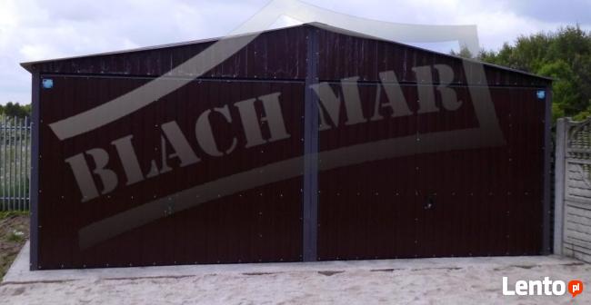 Garaż blaszany Blaszak 6x6 KOLOR WZMOCNIONY PRODUCENT