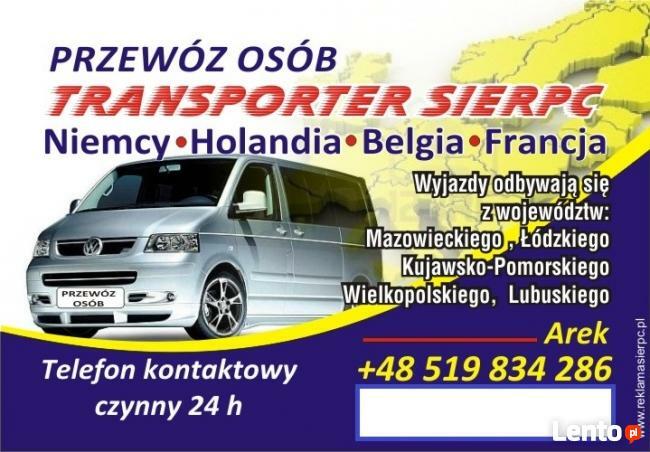 Przewó osób Lipno, Busy do Holandii, Belgia, Niemcy, Francja