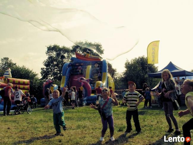 Bańki mydlane - magiczne sztuczki, zamykanie w bańce, XXL