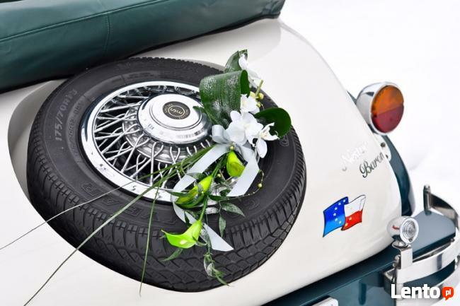 Retro na wesele do slubu-auto slubne