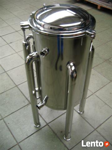 Zbiornik procesowy dwupłaszczowy, nierdzewny, z mieszadłem