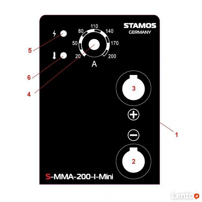 Ręczna spawarka inwertorowa IGBT MMA 200A mini