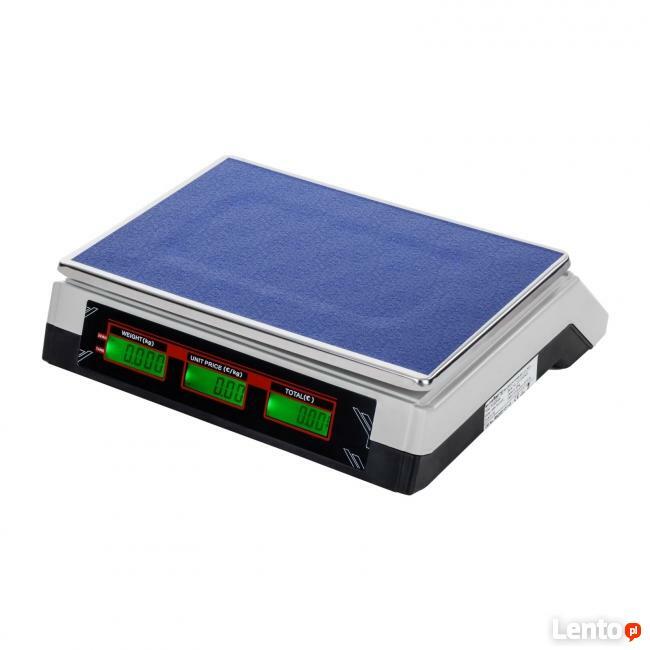 Elektroniczna waga sklepowa kalkulacyjna 35 kg biała