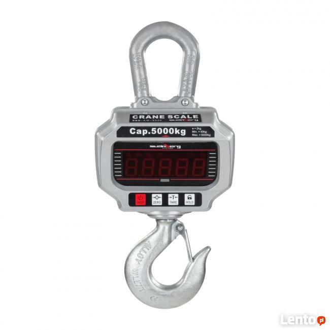 Waga przemysłowa hakowa 5ton / 2kg LED