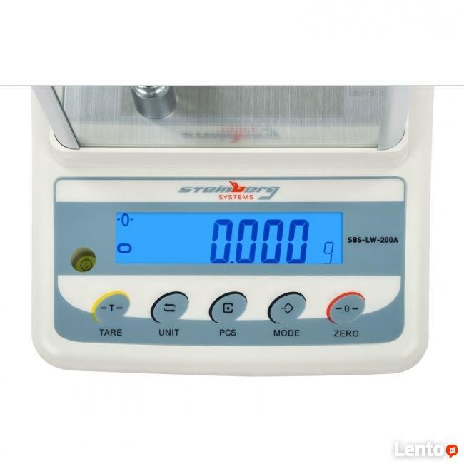 Waga aptekarska jubilerska 200g / 1mg precyzyjna