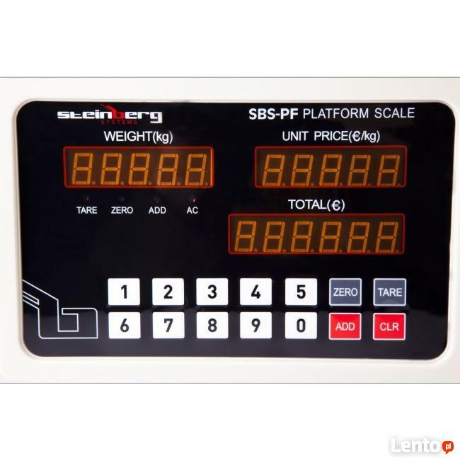 Waga platformowa 100kg listowa LED