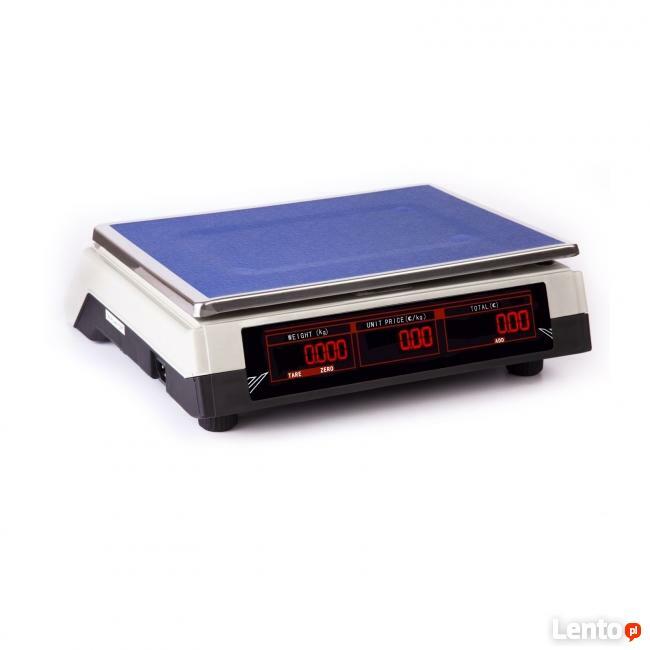 Waga do sklepu elektroniczna cenowa kalkulacyjna biała 30kg
