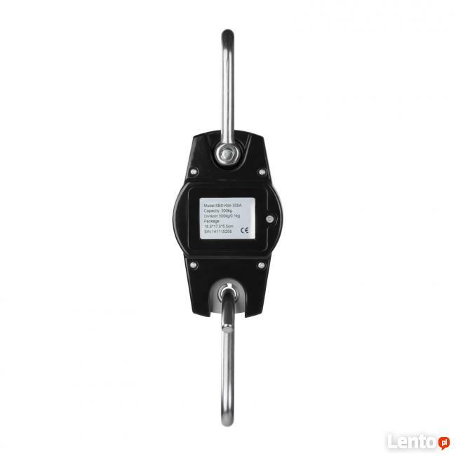 Waga hakowa magazynowa myśliwska 300kg czarna