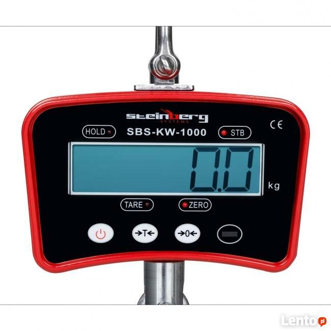 Waga hakowa 1 tona wisząca przemysłowa dźwigowa LCD