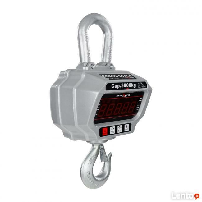 Waga przemysłowa hakowa 3tony / 1kg LED