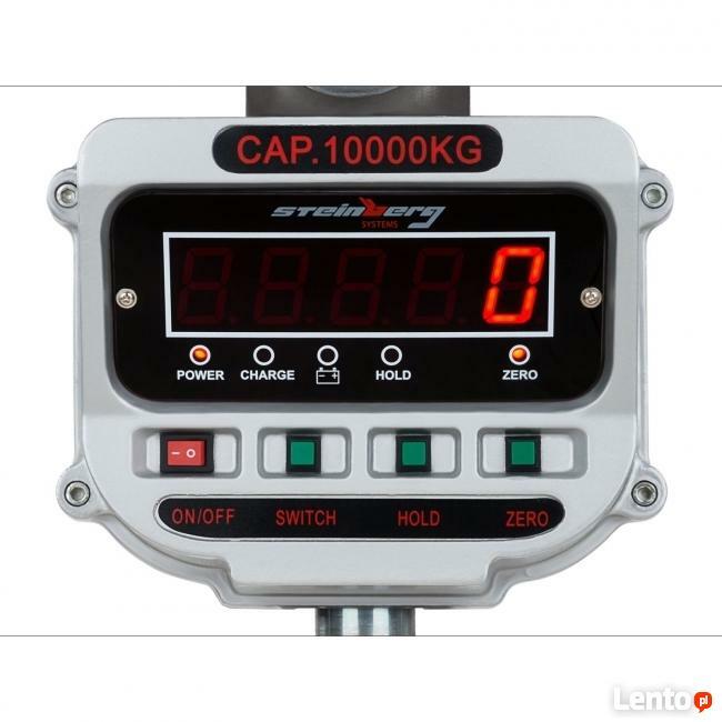 Waga dźwigowa hakowa 10 ton obrotowy hak LED pilot