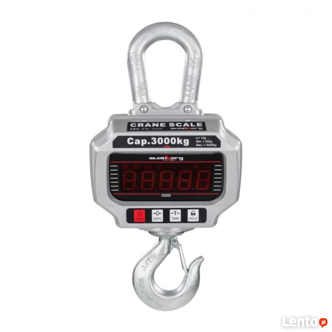 Waga przemysłowa hakowa 3tony / 1kg LED