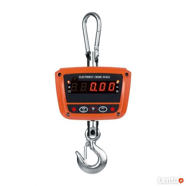 Waga hakowa odporna na strumień wody 300kg LED