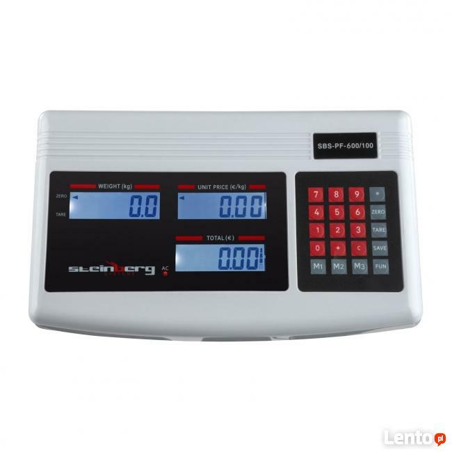 Waga magazynowa platformowa 600kg koła