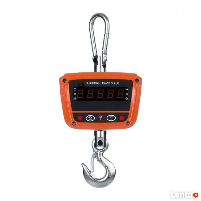 Waga hakowa odporna na strumień wody 300kg LED