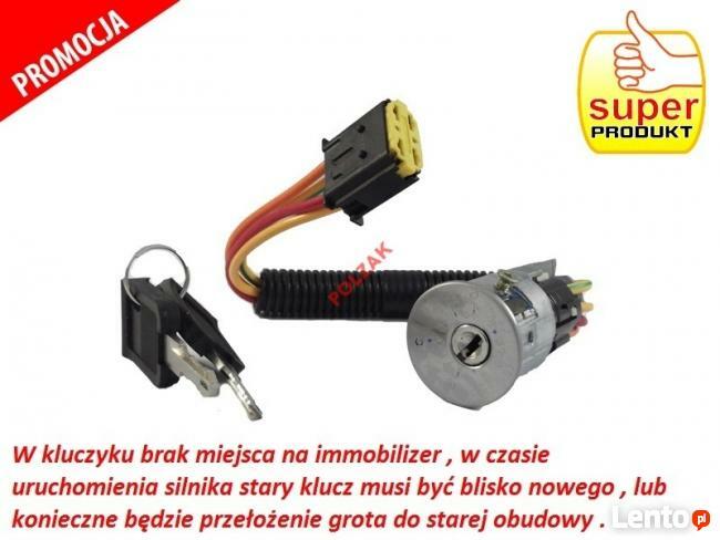 Stacyjka kostka zapłonowa wiązka klucze RENAULT MEGANE 95-
